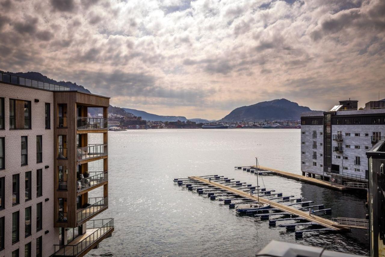 New Penthouse Apartment With Sea View In Bergen Centrum ภายนอก รูปภาพ